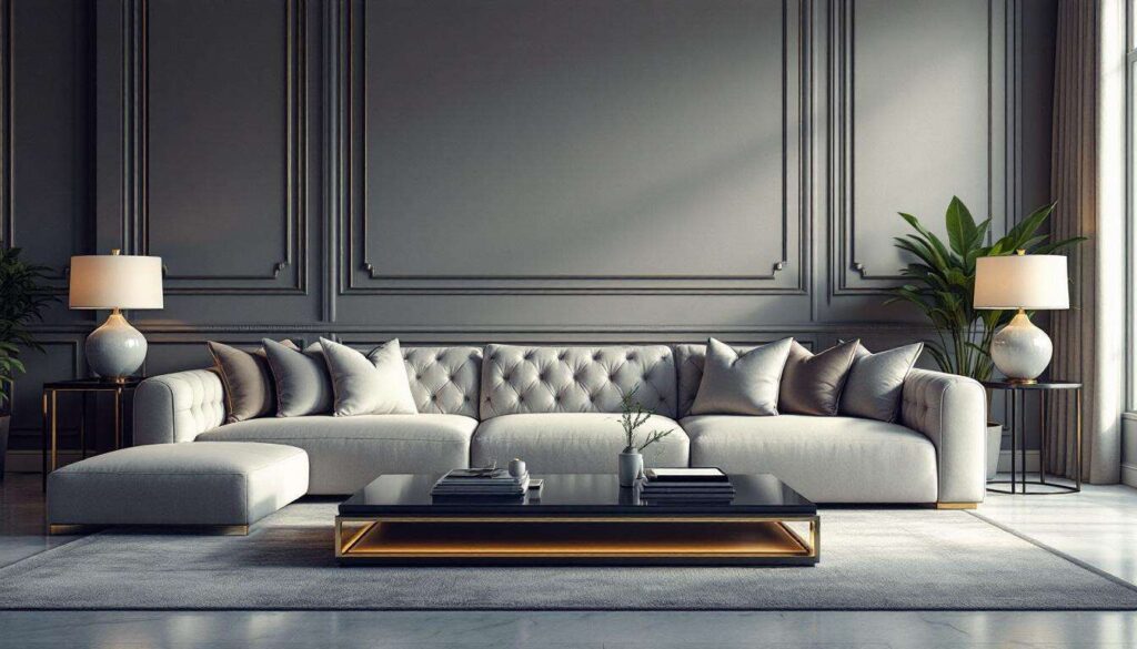 Divani e arredi da sogno nel servizio fotografico pubblicato sul nuovo Living Design Issue